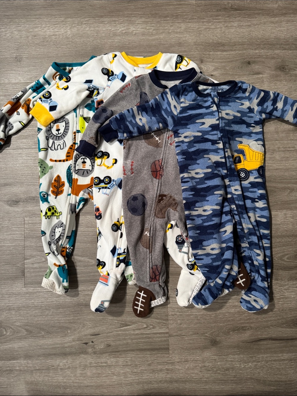 Fleece Footie Pajama Bundle
